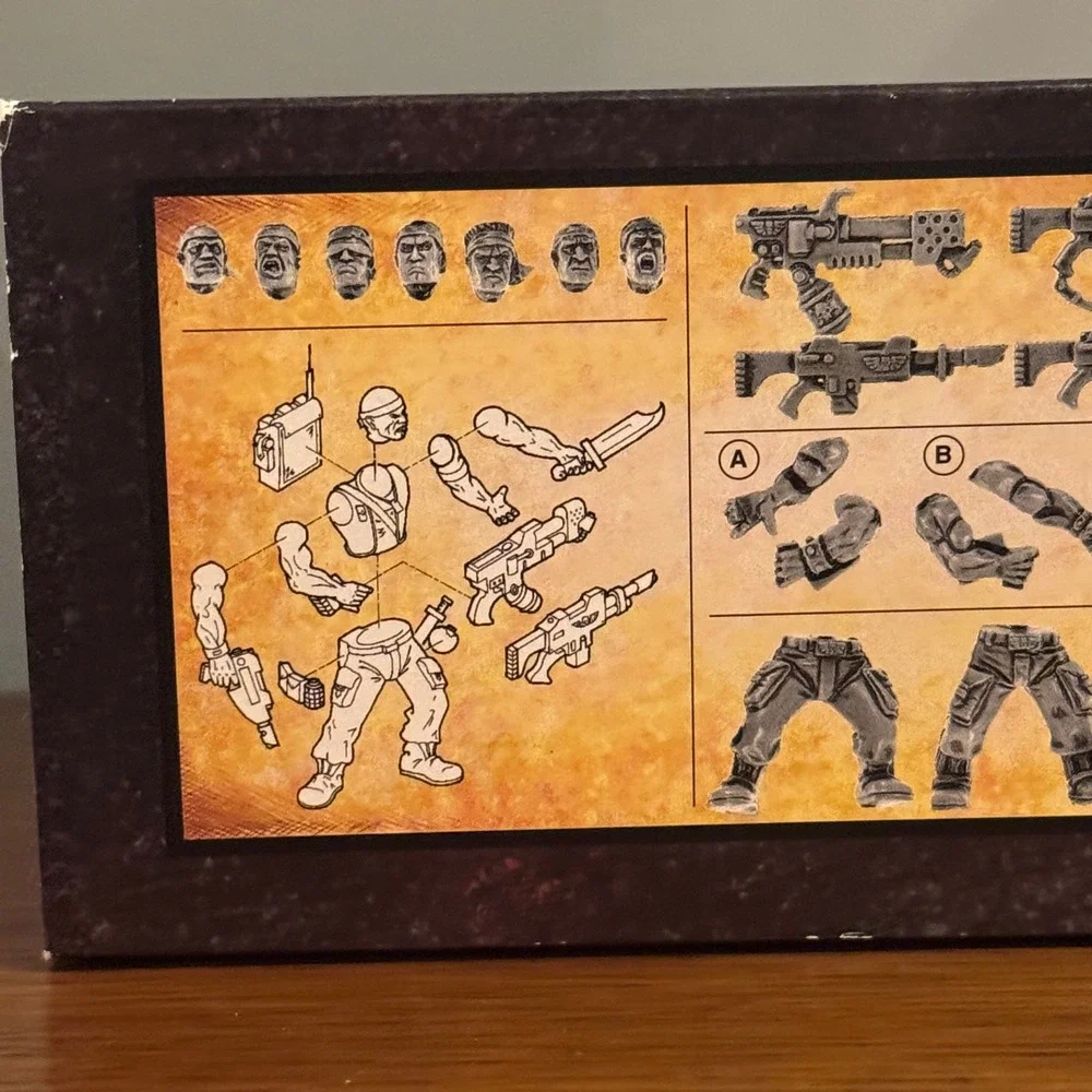 Warhammer 40k Catachan Jungle Fighters Battle Sqd Miniatures Assembled (20)